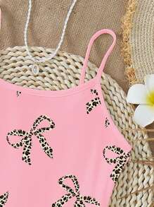 SHEIN Áo ba lỗ bó sát tối giản thường ngày cho bé gái tuổi teen, Áo sơ mi mùa hè - trắng - Xem 5