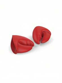 Zazumi 1 pieza Pinzas creativas de langosta con guantes aislantes de calor - Guantes de silicona gruesos resistentes a altas temperaturas para olla, horno y microondas, a prueba de quemaduras, un par de juego - Rojo - Ver 2