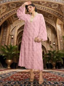 Al Najma Women's Turkish Tunic Dress & Arab Traditional Long Modest Kaftan