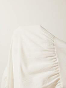 Easelle Elastic Waist Ruffle Hem Skirt