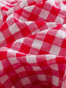 Cozy Pixies 3 件套 女宝宝水果图案彩色格子松紧腰休闲短裤套装 - 彩色 - 查看 5