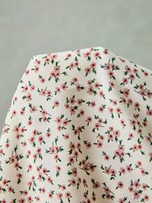 Poéselle Váy dây mảnh họa tiết hoa giản dị dành cho nữ khi đi nghỉ - trắng - Xem 7