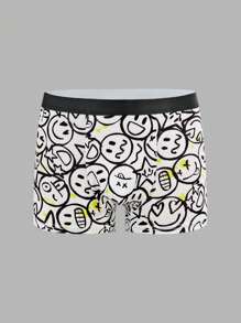 SHEIN 5pcs/Pack Tween Boys Cartoon Graphic Elastic Waist Comfy Briefs