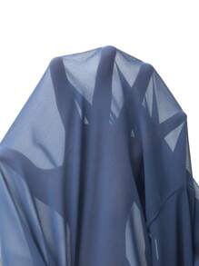 EMERY ROSE Women's Casual Vacation Patchwork Print Dress - Navy Blue - View 4