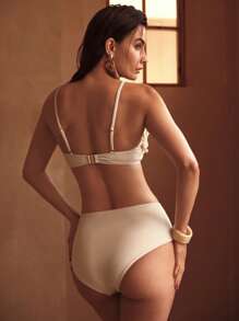 MOTF PREMIUM RING DETAIL BIKINI BOTTOM - Beige - View 7