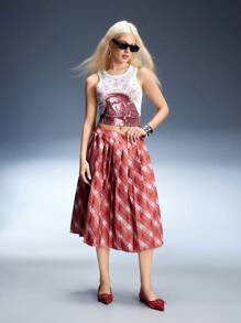 CUCCOO GRLICON 女士 Y2K 朋克风格高跟鞋，适合摩托车、酷女孩、万圣节、圣诞节、派对装扮