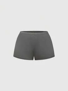 ROMWE Grunge Punk Y2K Cropped Cross Print Mini Strap Dress For Women - Dark Grey - View 4