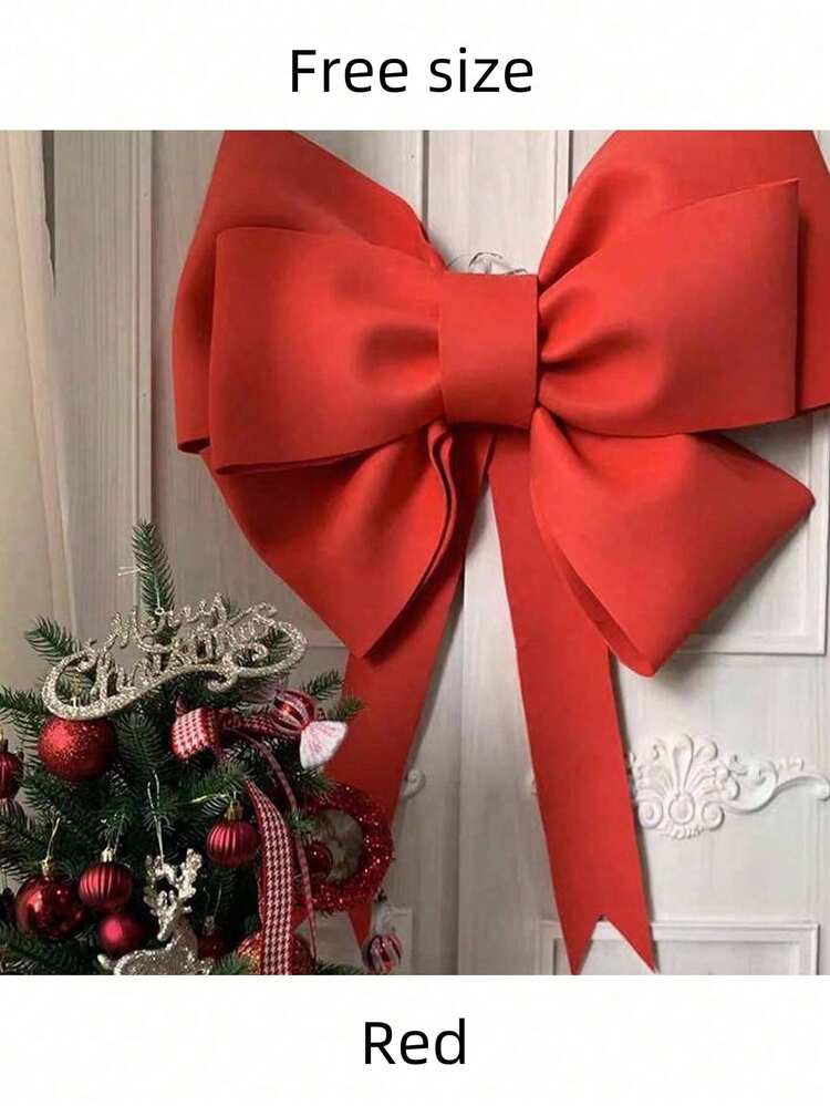 SHEIN 1pc Large Bow Decoration, Three-Dimensional Decoration, Suitable For Valentine's Day And Wedding Arrangement - Multicolor - View 8