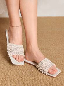 Styleloop Vacation Style Outdoor Flat Women Sandals - Apricot - View 3