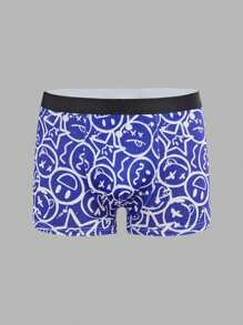 SHEIN 5pcs/Pack Tween Boys Cartoon Graphic Elastic Waist Comfy Briefs