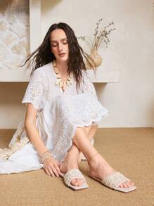 Styleloop Vacation Style Outdoor Flat Women Sandals - Apricot - View 7