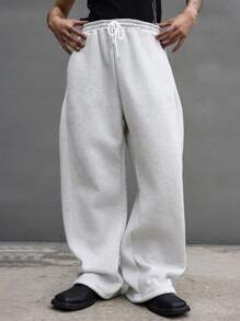 Claim Dot 宽松男士抽绳腰阔腿运动裤