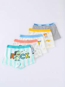 Toddler Boys Simple Fashion 3D Seamless Rocket Printed Briefs Boy Boys Print Underwear Underwear For Boys Boy Underwear For Girls Underwear For Kids Boy - Multicolor - View 2