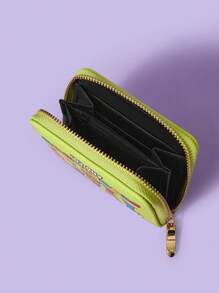 SCOOBY-DOO X SHEIN Dog Pattern Zipper Wallet - Multi-Card Organizer With Coin Pocket, Lightweight ID Holder For Women/Girls (Gift For Teen, Student, Teacher) School & Business Card Purse - Multicolor - View 3