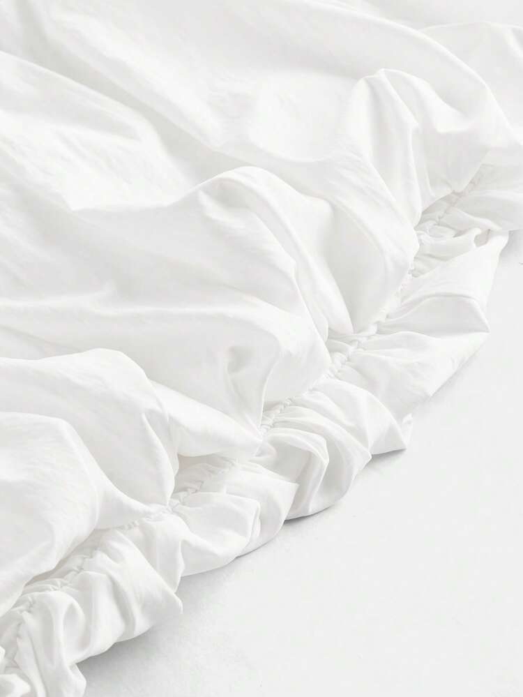 SHEIN Maija White Floral Cutout Waist Fitted Elegant Short Dress, Flattering Silhouette, Stylish Summer Attire For Wedding Guests, Festive Occasions