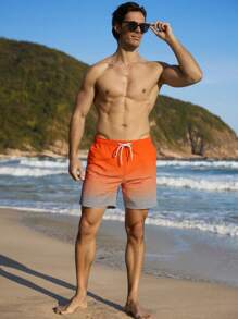 Surfspeed Quần bơi nam sọc in ombre có dây rút eo đi biển nam đồ bơi nam đồ đi biển nam đồ đi biển nam đồ đi biển nam đồ đi biển dành cho nam - Nhiều màu - Xem 5