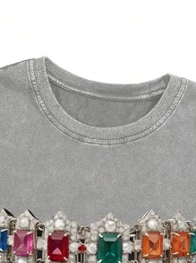 Manfinity EMRG Men's Summer Casual Diamond Printed Tank Top - Black - View 6