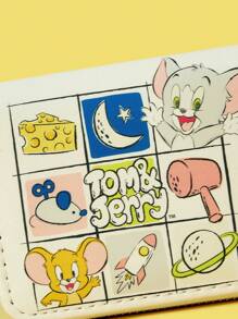 TOM & JERRY X SHEIN 1pc Cartoon Mouse Pattern Fashion Small Wallet - Multicolor - View 5