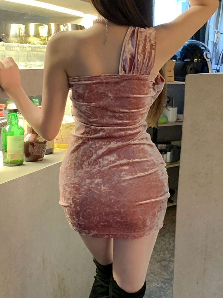 Velvet Wrap Twist Cropped Party Dress Prom Dresses For Woman Women Formal Fashion Dress Luxury Dress Women Mini Dress Milkmaid Dress Elegant Women Dresses
