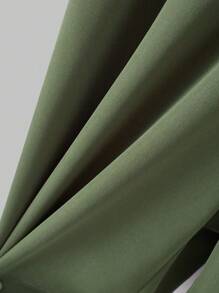 Manfinity RSRT Set di camicia a maniche corte e pantaloncini con stampa sfumata di palme, adatto per vacanze e spiaggia, outfit comodi - Multicolore - Visualizzare 6