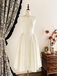 Vintamour Vintage Elegant Women's Floral Jacquard Dress With Pockets Casual Party Holiday Dress Summer Outfits For Women Summer Dresses For Women White Dress Easter Dress Women Prom Dress White Dresses For Women Spring Outfits For Women Summer Clothes Vacation Outfits Women Wedding Guest Dress Women Spring Dresses For Women Dresses For Women Summer Sun Dresses For Women Formal Dresses For Women Graduation Dress Dresses For Women Elegant Birthday