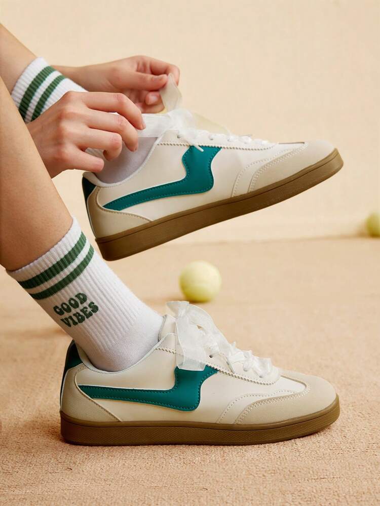 CUCCOO EASI Tênis Casual Vintage Preto com Tração Feminino