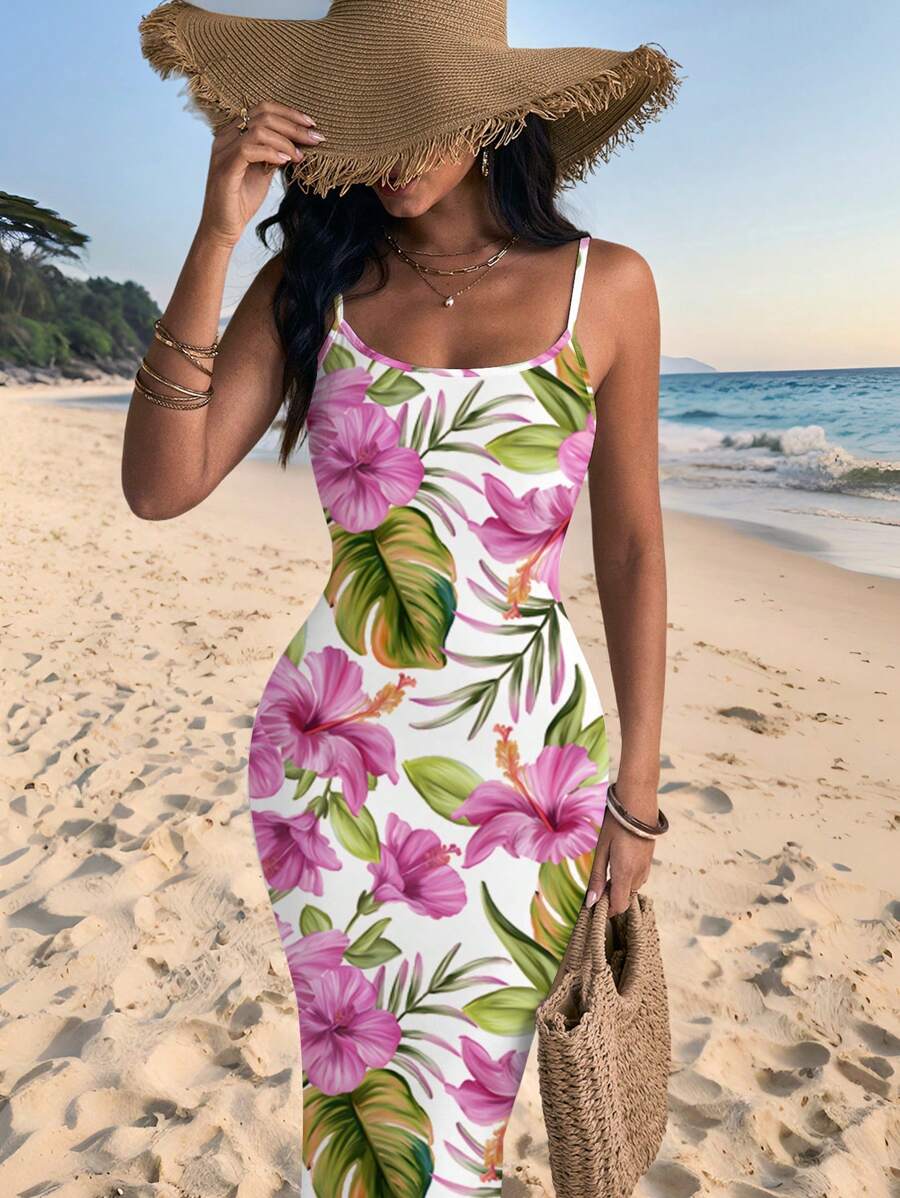 Glamance Bianca Prates Blumenkleid für Frauen, Frühlingsoutfits für Frauen, bescheidene Kleider für Frauen, Frauenkleid, Sommeroutfits für Frauen, kurze Frauenkleider, Schulanfang, sexy Boho, geeignet für Ausgehen, Hawaii-Outfits für Frauen