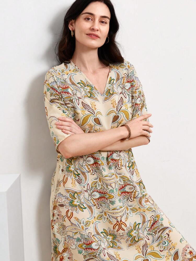 Plus Size Women's Summer Casual Vacation Country Elegant   Floral Print Long Dress,Suitable For Summer, Vacation, Daily Wear, Festival Outfits For Women,Beach Outfits For Women,Gifts For Mother,Boho Top,Mothers Day Outfit,Country Concert Outfit,Western Style,Flowy Dress,Boho Dress,Casual Holiday Style,Summer Outfits For Women ,Vacation Outfits Women ,Holiday Outfits For Women,Going Out Outfits,New Clothes,Simple And Fashionable For Everyday Wear,Suitable For Summer, Vacation, Daily Wear, Festival Outfits For Women,Country Concert Outfit,Beach Outfits For Women,Western Style,Flowy Dress,Gifts For Mother,Boho Dress