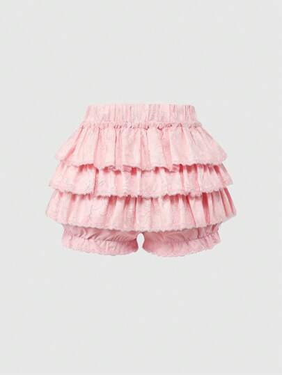 Kawaii Short décontracté à taille élastique de couleur unie avec nœud papillon pour femme, style Y2K