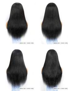 ALL READY WIG 180% Density Affordable Long Straight All Ready Wig Pre Bleached Pre Plucked Pre-Cut Lace Melting Lace Front 6x4 Glueless Closure Wig Real Human Hair 9AM HAIR