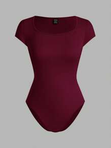 SHEIN EZwear 4 件套女士圆领短袖紧身衣，多色，适合夏季 - 彩色 - 查看 11