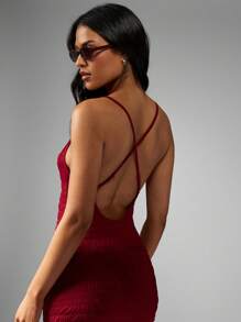 MISSGUIDED Abito mini attillato arricciato, scollo ad aletta, arricciato, per feste, locali notturni, uscite serali, vestibilità slim, adatto per estate e primavera, elastico e corto