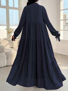 Al Najma Einfaches und modisches Lässig Abaya Kleid für Damen, geeignet für den täglichen Gebrauch, dezent