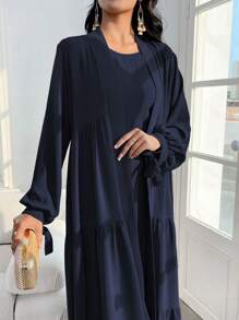 Al Najma Einfaches und modisches Lässig Abaya Kleid für Damen, geeignet für den täglichen Gebrauch, dezent