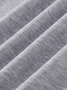 Manfinity Homme 3pcs Plus Size Men's Casual Solid Color Drawstring Waist Jogger Pants - Multicolor - View 8