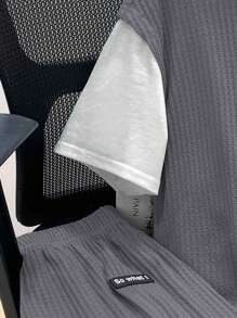 SHEIN Leap Crew 2pcs Tween Boy Casual Solid Color Contrast Patchwork Waffle Hooded Short Sleeve T-Shirt And Elastic Waist Shorts Set, Suitable For Autumn, Spring, Summer, Outdoor Play, School, Street Style, Party, And Leisure - Grey - View 6