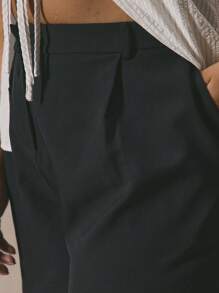 MUSERA Plus Longline Woven Shorts, Holiday, Elegant - Royal Blue - View 5