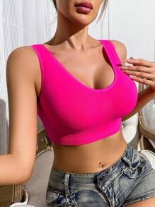 3 Pcs Women's Sexy Backless Casual Bralette Set - Multicolor - View 4