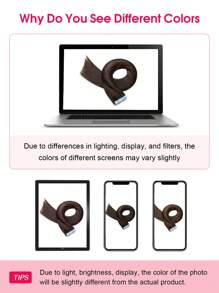 10PCS/Pack Cuticle Remy Seamless Injected Hand-Tied Pro Quality Virgin Human Hair Invisible Tape In Hair Extensions Human Hair Dark Brown Straight Tape Ins Tape In Hair Tape Ins Hair Extentions