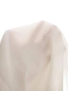 Robe de plage d'été vintage à imprimé floral pour filles - Blanc - Voir 7