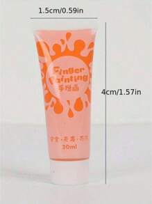 7 件可水洗手指画颜料、手指画颜料、礼品手指画用品、工艺项目、手绘 DIY 工艺品（30 毫升）返校