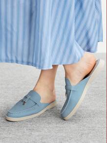 CUCCOO BIZCHIC Women's Pointed Toe Casual Slip-On Flat Shoes, Versatile For Daily Wear Spring Shoes Spring Break EasterSpring Summer New Shoes Vacation Women Wedding Shoes Easi For Easter - Baby Blue - View 5