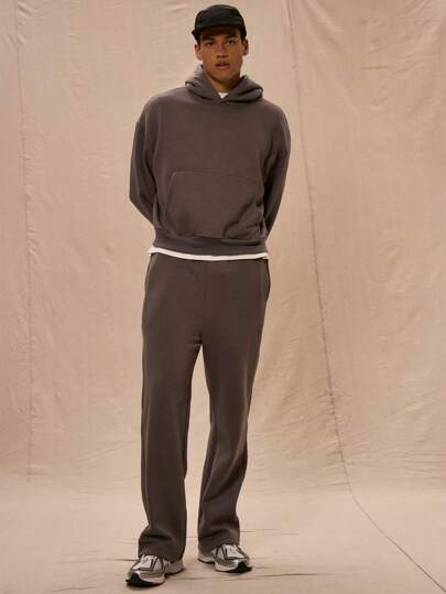 Musero Men Elasticated Waist Straight Leg Sweatpants Tracksuit Bottom Only SPRING SUMMER