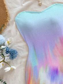 Soleia 休闲简约设计女式粉彩迷你连衣裙，适合夏季