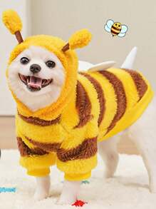 Ropa para perros y gatos, suministros para mascotas para otoño/invierno, disfraz de abejorro