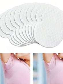 10/20/50/100 piezas Almohadillas desechables para absorción de sudor axilar, parches absorbentes de sudor axilar, eficaces, transpirables, invisibles, ligeros y absorbentes de sudor, cómodos y sin olor, fáciles de usar, adecuados tanto para hombres como para mujeres en verano caluroso, cuidado corporal para viajes, deporte, al aire libre, verano, pegatinas, regalo navideño