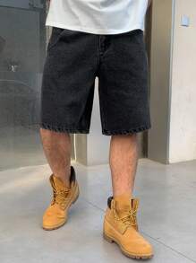 DAZY Men's Summer Casual Washed Denim Shorts Jorts