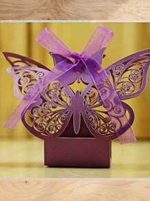 20pcs Butterfly Laser Cut Favor Boxes DIY Wedding Birthday Gift Candy Boxes With Ribbons Cute Chocolate Box For Wedding Bridal Birthday Party Favors Decoration Supplies,Mother's Day,Easter,Graduation Decorations,Wedding Items,Party Supplies,Bachelorette Party,Baby Shower Party Decorations,Ramadan Decor,Bridal Shower,St Patrick Day Decor,Room Decor,Wedding Favors For Guests,Gift Box