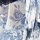 Azul y blanco