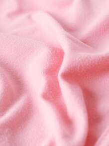 EMERY ROSE 2pcs/Set Women Solid Front Tie Long Sleeve Top And Floral Print Tube Dress Fall Cloth For Women